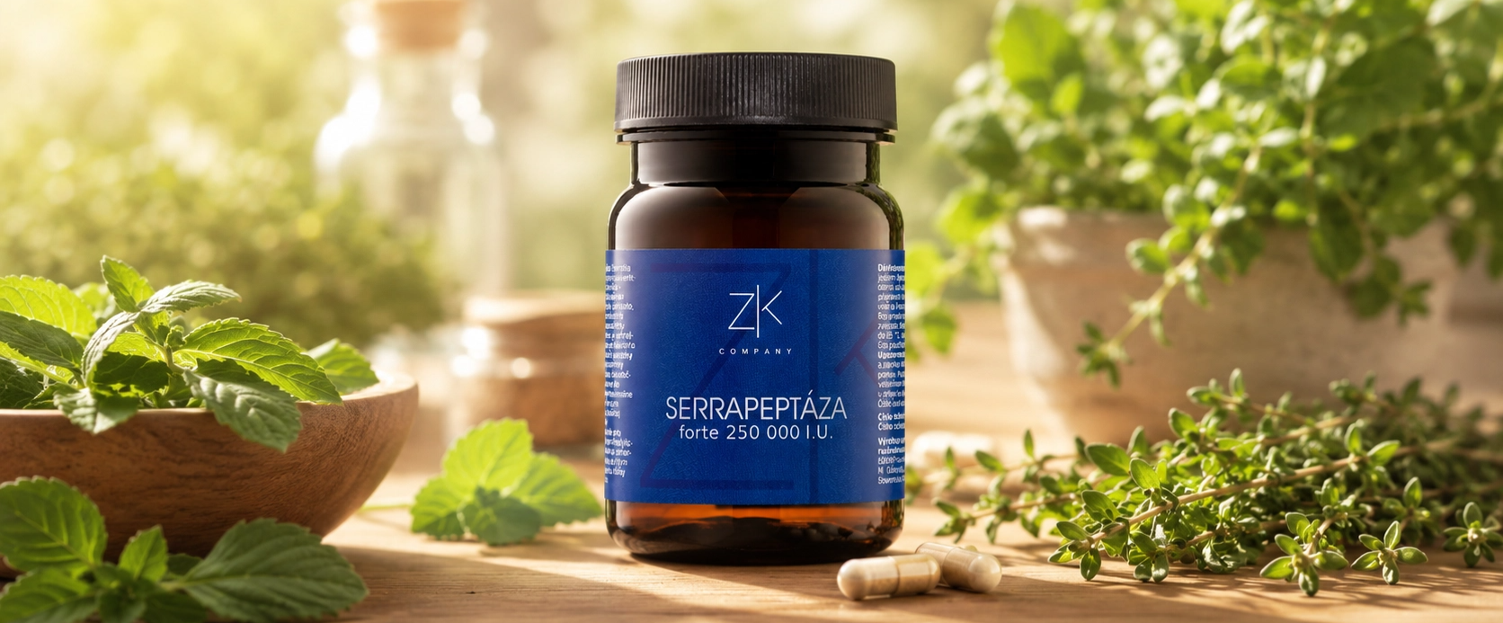 Serrapeptáza – účinky, dávkovanie, IU / SPU a enterosolventné granuly