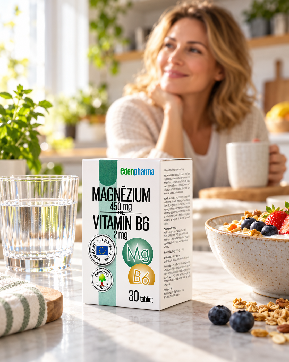 Magnézium + Vitamín B6 30 tabliet