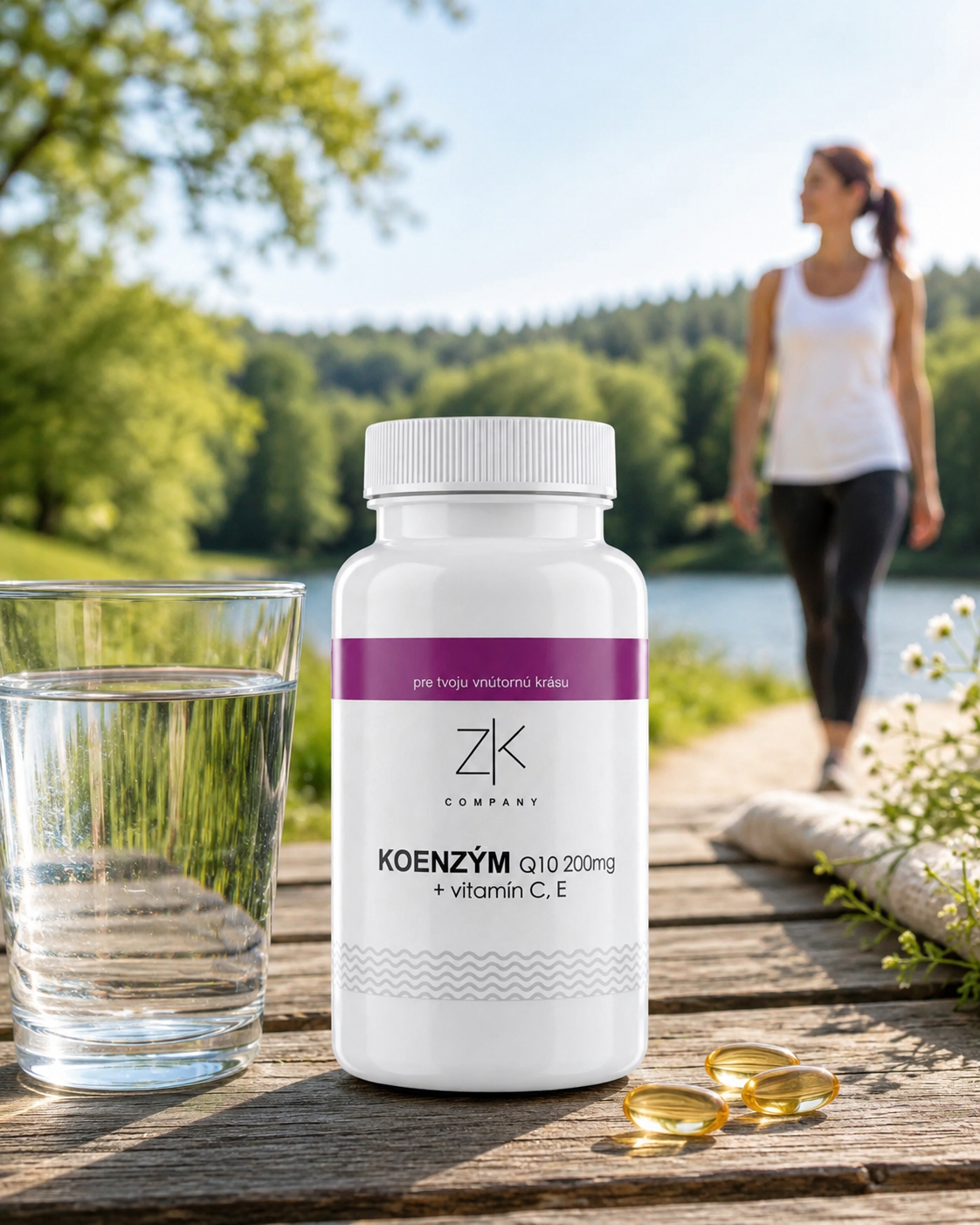 ZK KOENZÝM Q10 200 mg + vitamín C, E 60 kapsúl