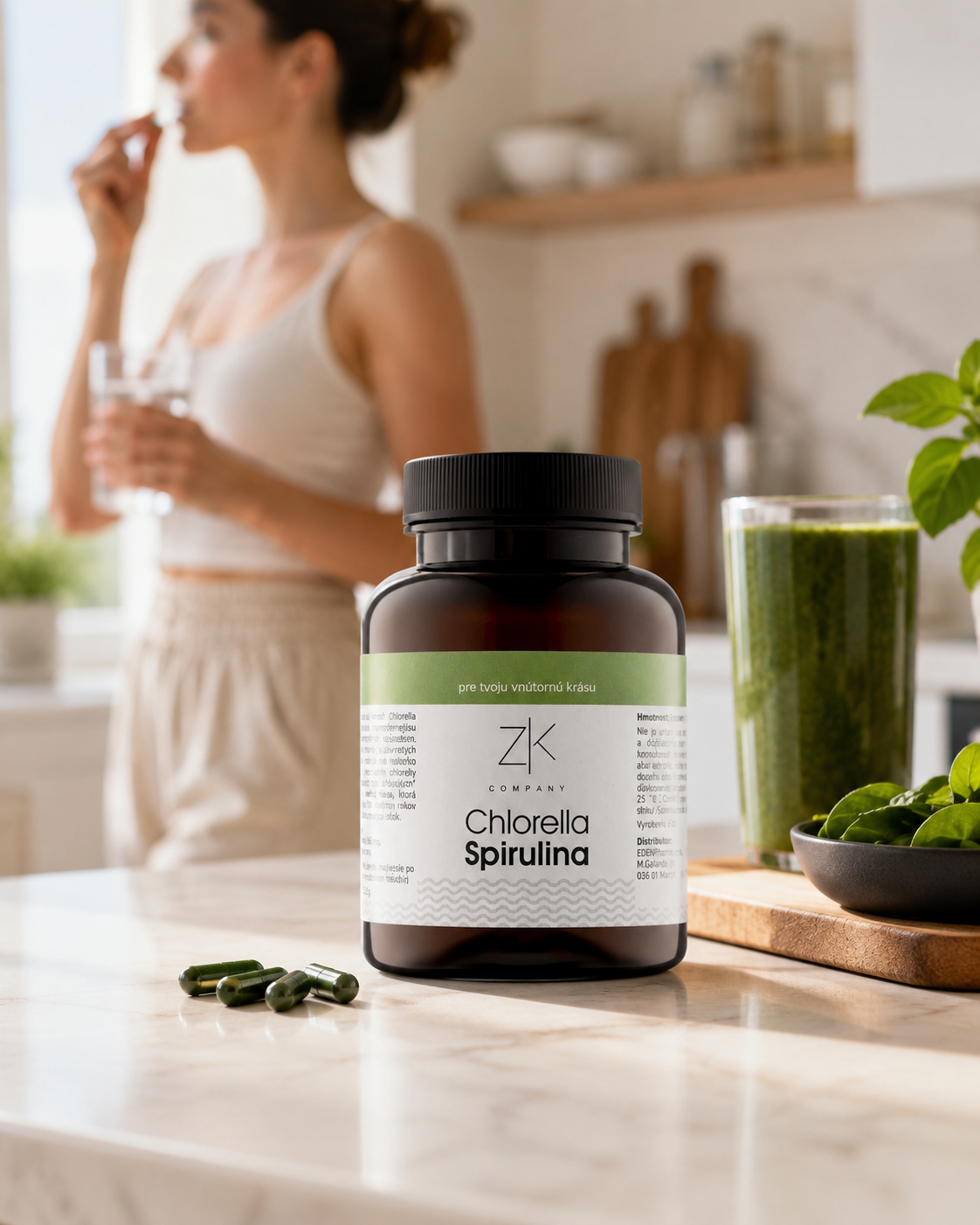 ZK Chlorella Spirulina 150 tabliet