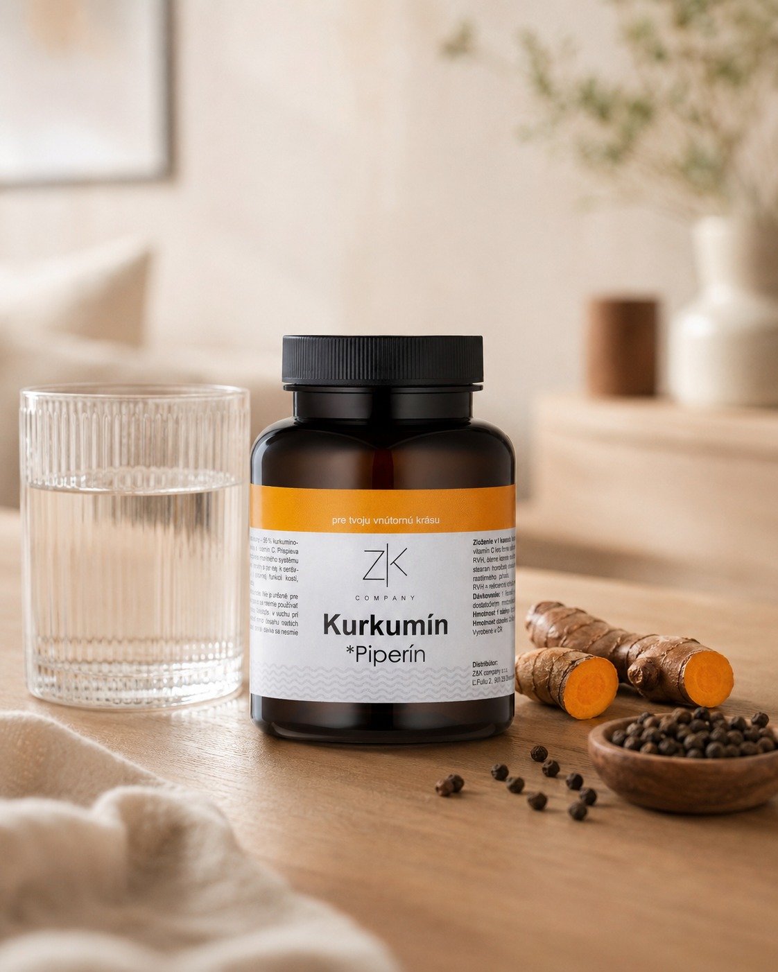 ZK Kurkumín *Piperín 60 kapsúl