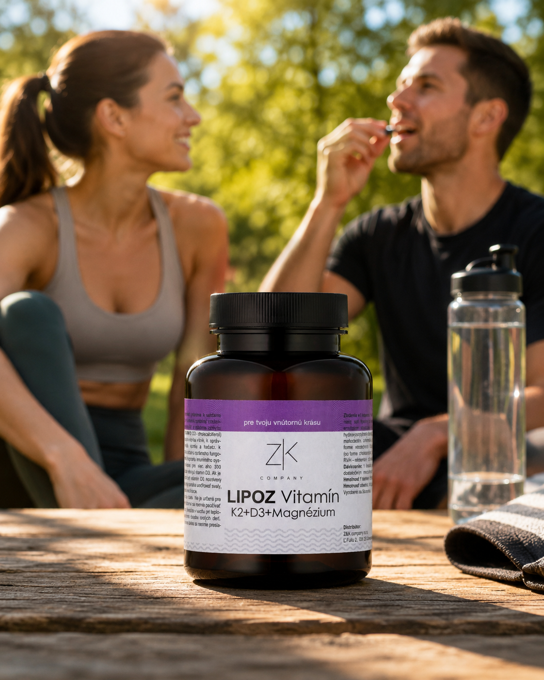 ZK LIPOZ Vitamín K2+D3+Magnézium 60 kapsúl