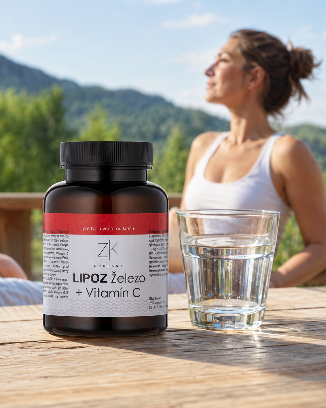ZK LIPOZ Železo + Vitamín C 60 kapsúl