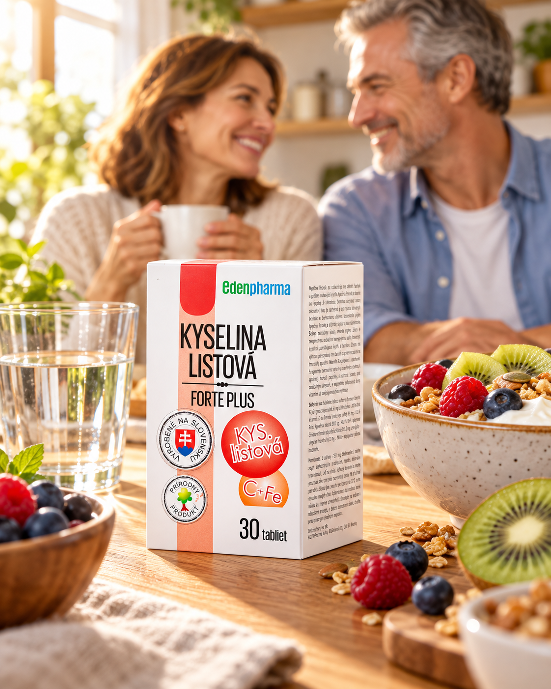 Kyselina listová forte plus 30 tabliet