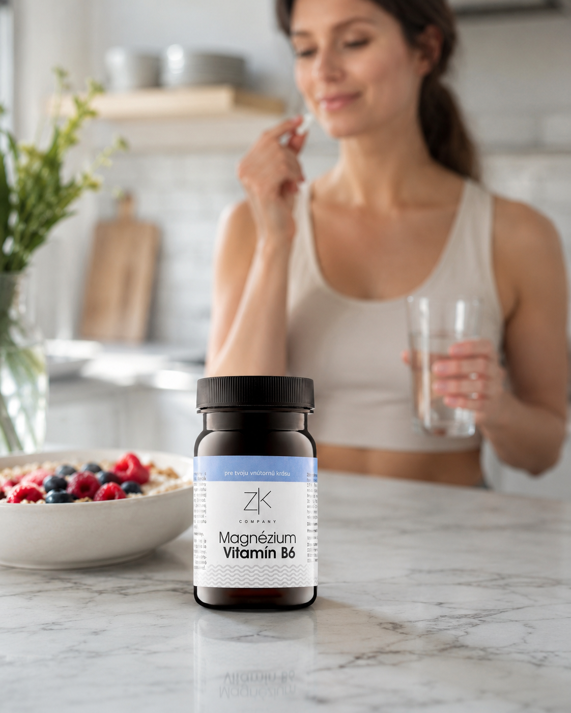 ZK Magnézium + vitamín B6 30 kapsúl