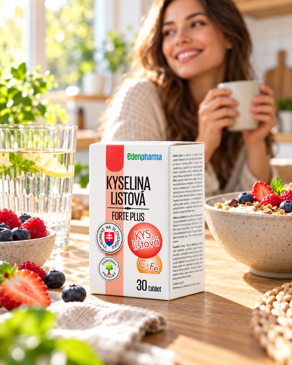 Kyselina listová forte plus 30 tabliet