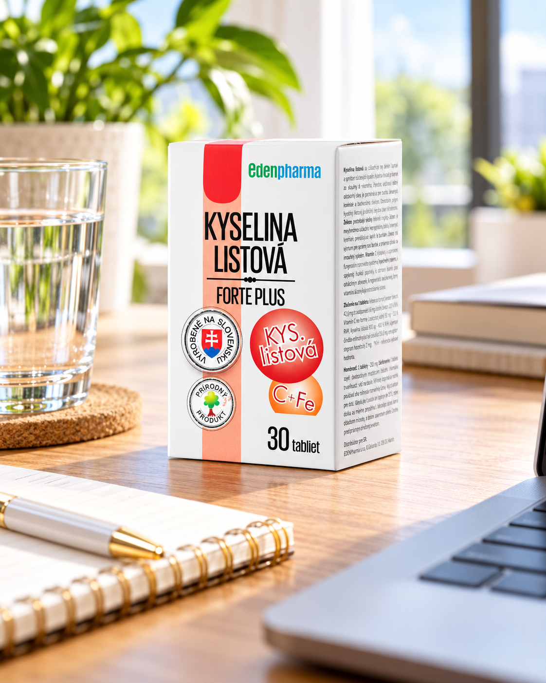 Kyselina listová forte plus 30 tabliet