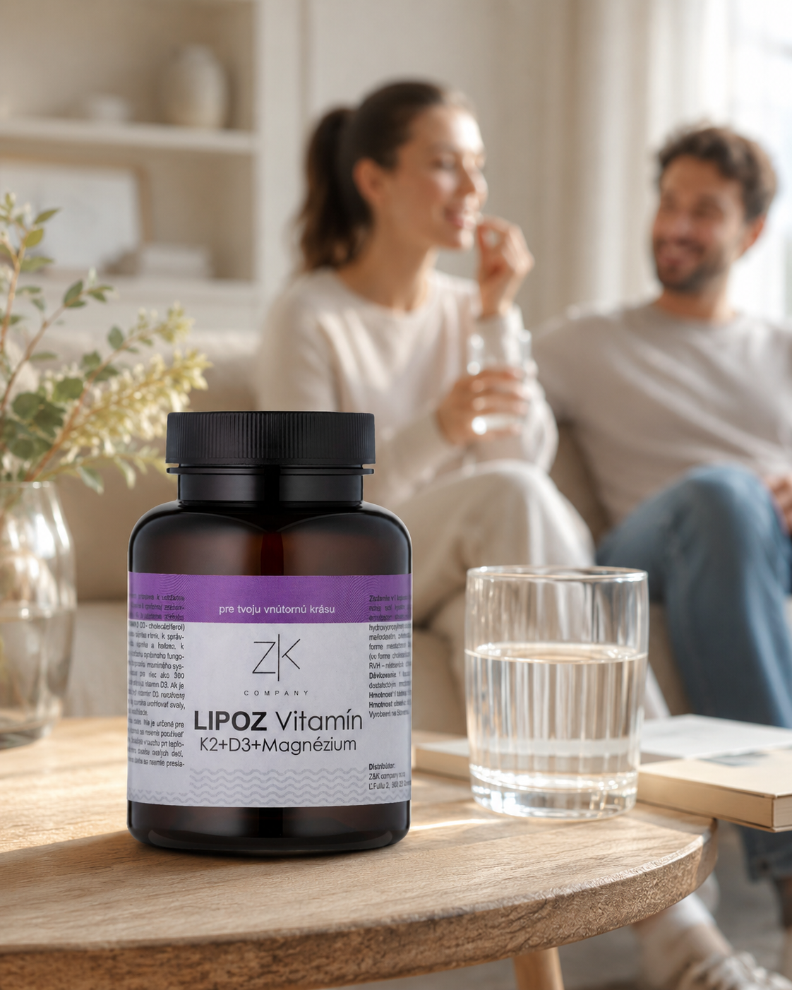 ZK LIPOZ Vitamín K2+D3+Magnézium 60 kapsúl