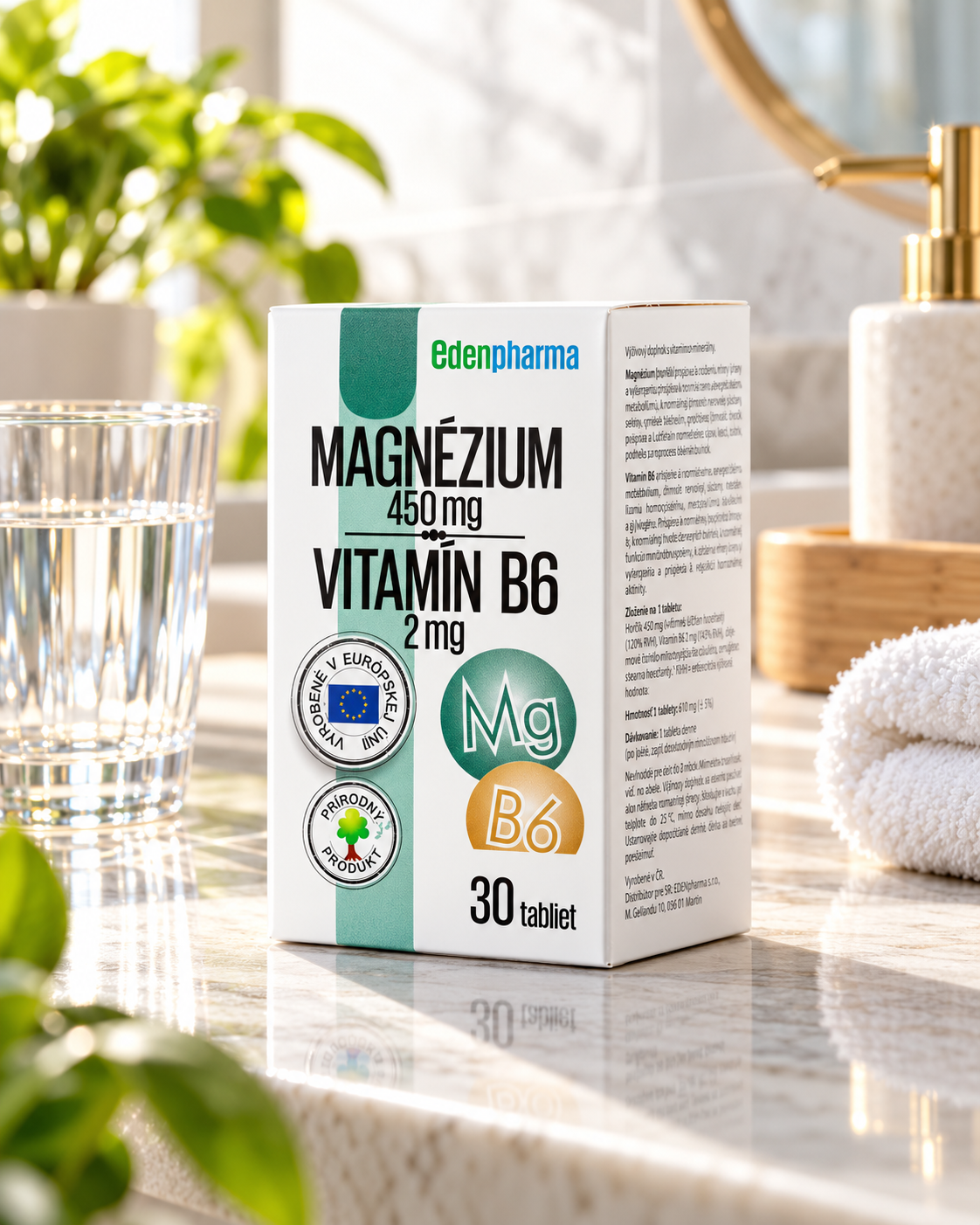 Magnézium + Vitamín B6 30 tabliet
