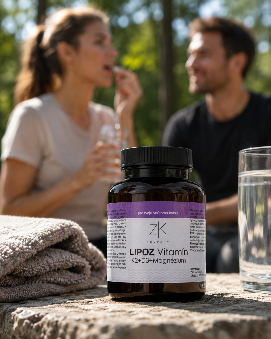 ZK LIPOZ Vitamín K2+D3+Magnézium 60 kapsúl