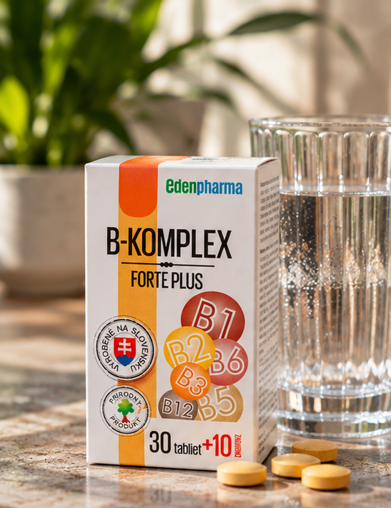 B-komplex forte plus 30+10 tabliet ZADARMO