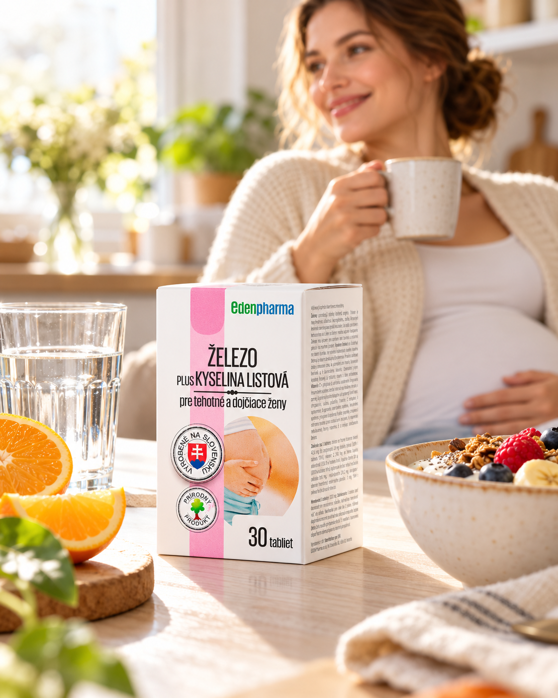 EDENPharma Železo + kyselina listová 30 tabliet