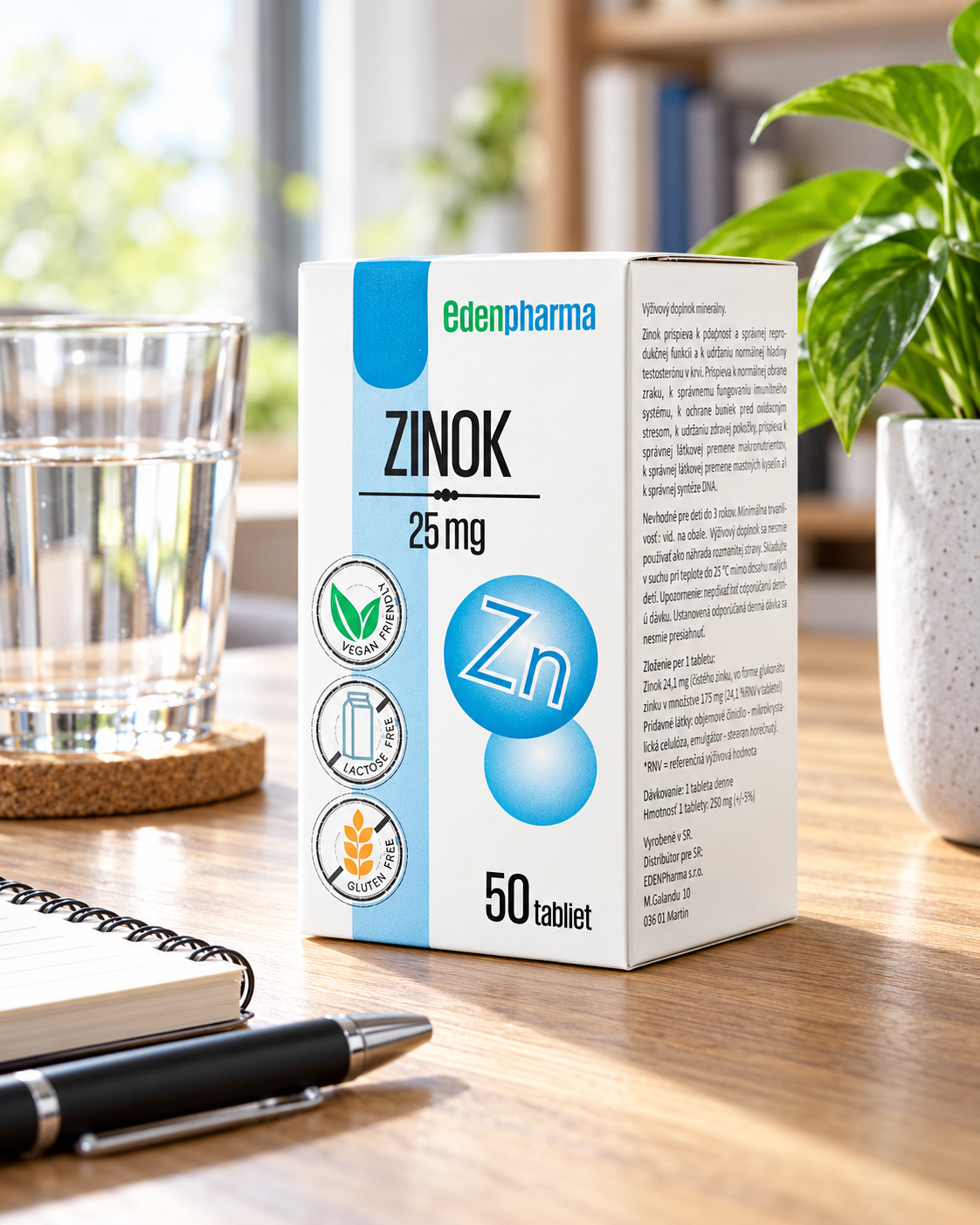 Zinok 25 mg 50 tabliet