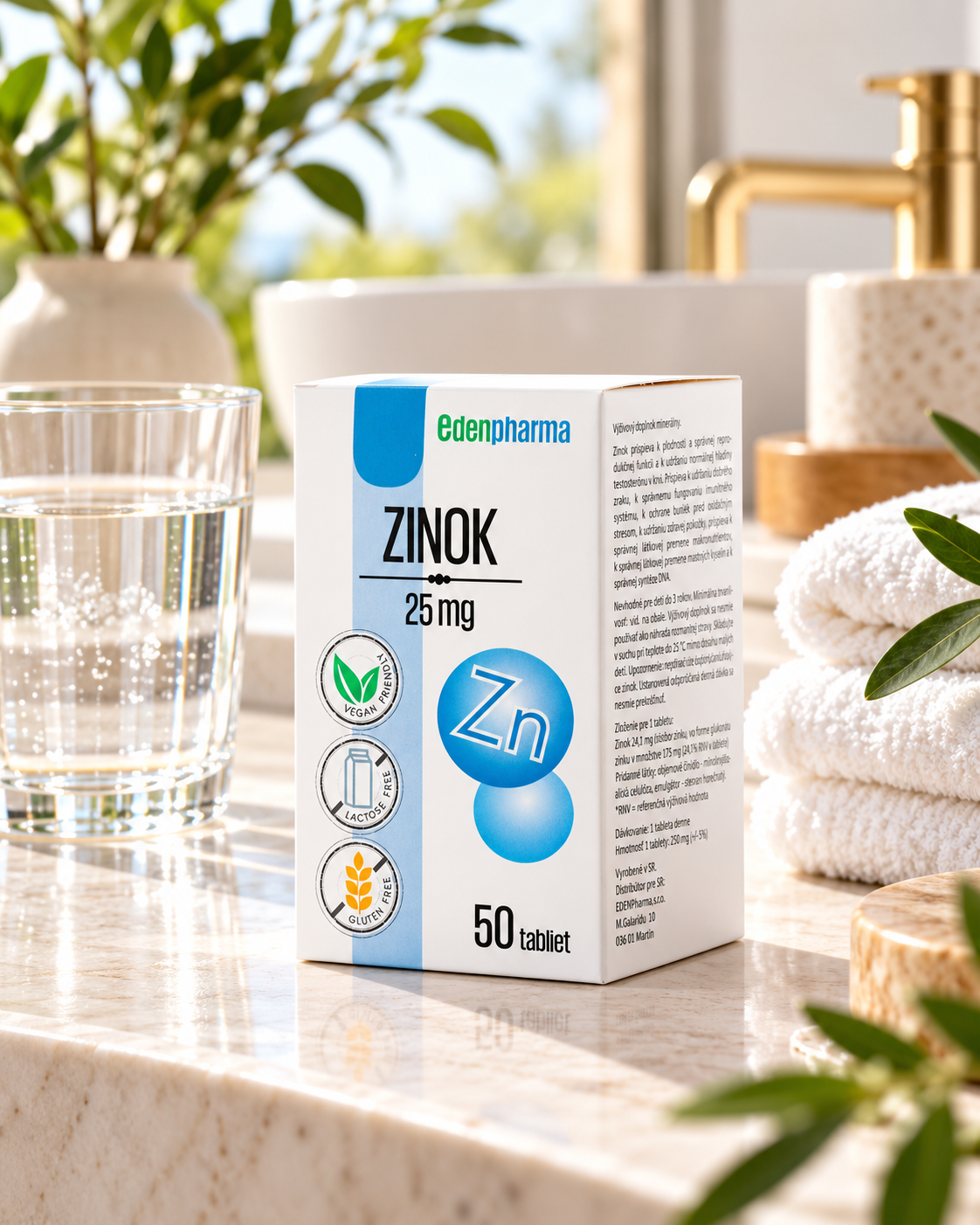 Zinok 25 mg 50 tabliet