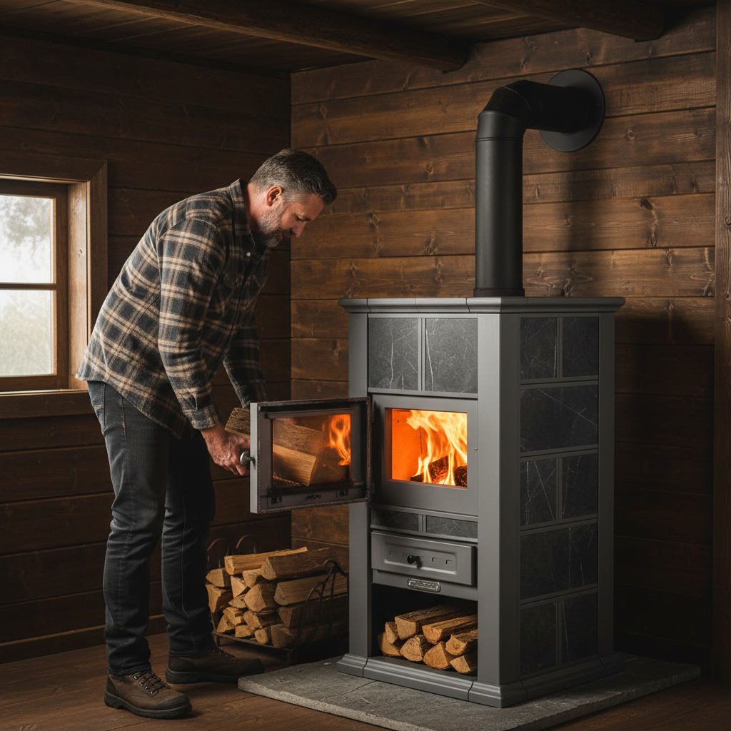 PRO-TERMO Krbová kamna ALPINA CERAMIC - černá
