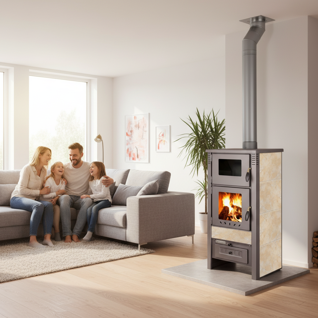 PRO-TERMO Krbová kamna TAURUS CERAMIC - béžová
