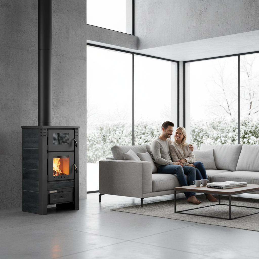 PRO-TERMO Krbová kamna TAURUS CERAMIC - černá