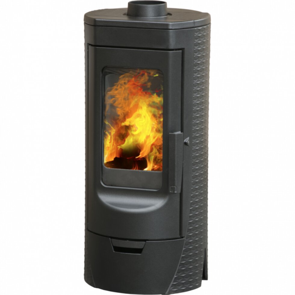 PLAMEN Litinová krbová kamna TARA - černá