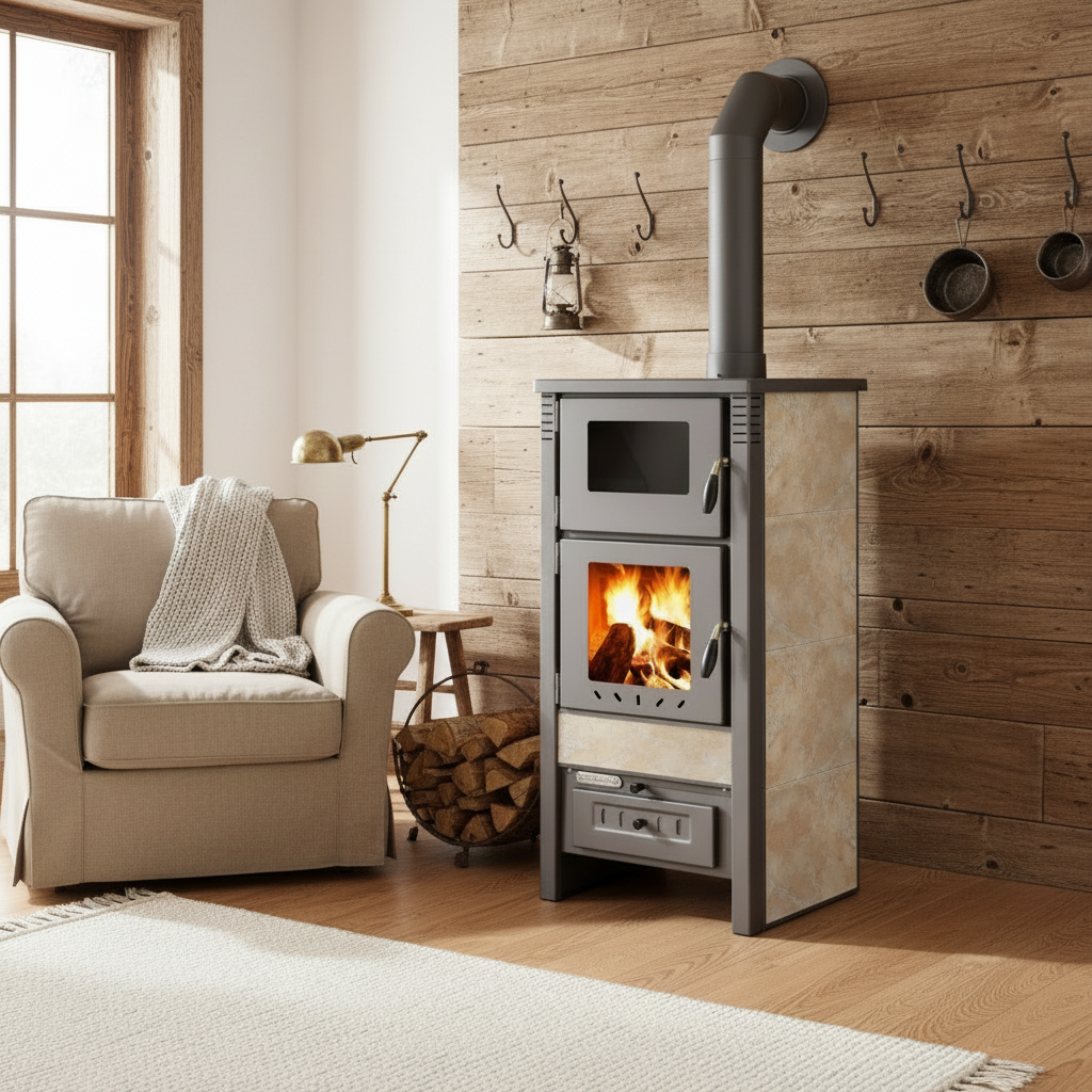 PRO-TERMO Krbová kamna TAURUS CERAMIC - béžová