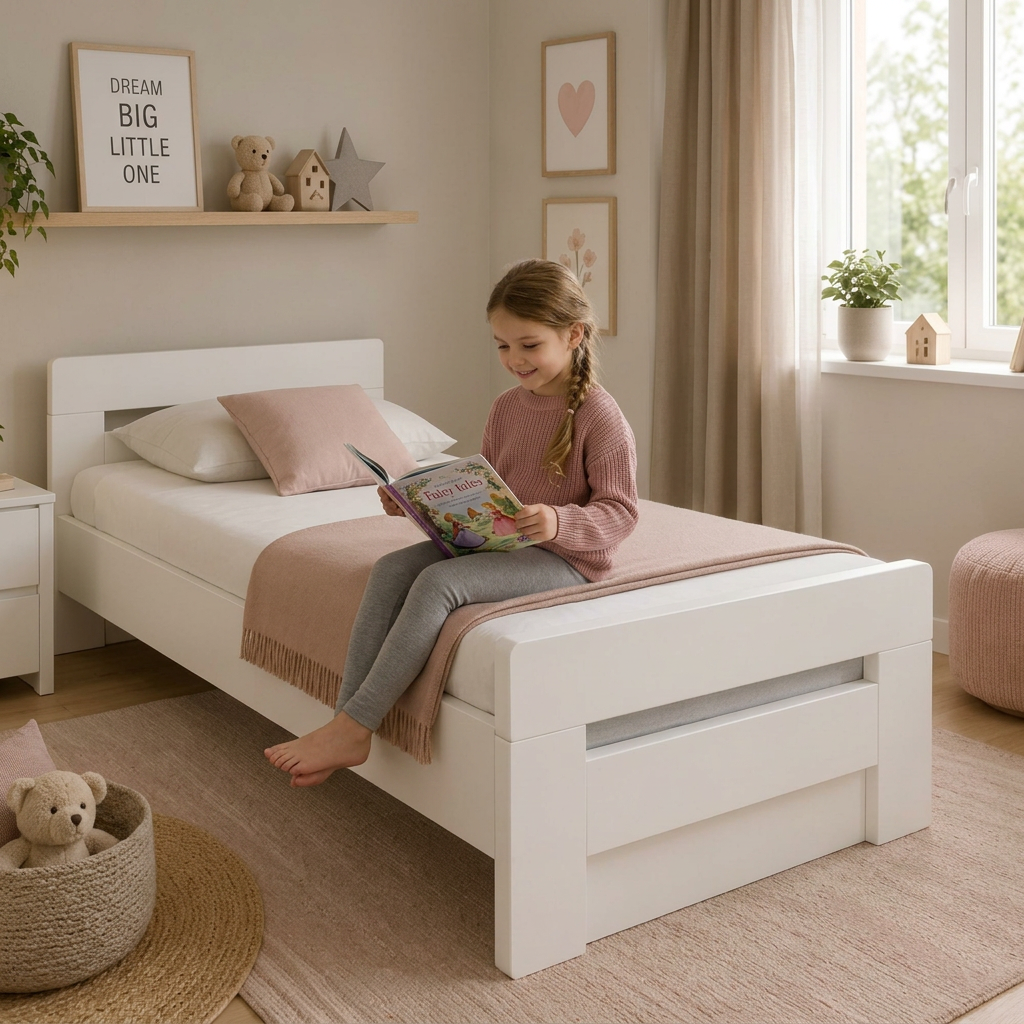 Postel z masivu K2 BOX 90 - buk