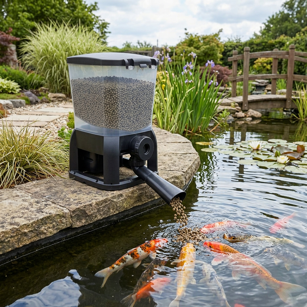 Automatické krmítko jezírkové AQUA NOVA SMART (6l)
