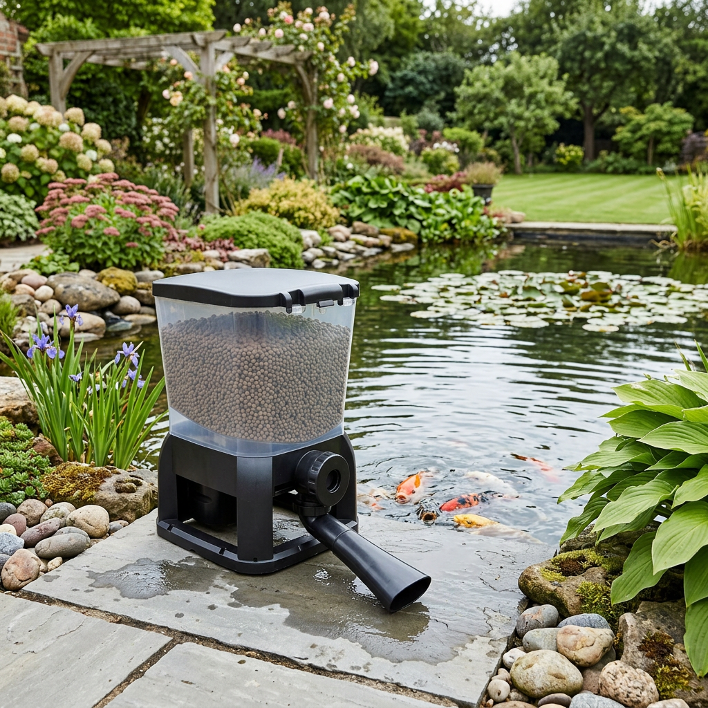 Automatické krmítko jezírkové AQUA NOVA SMART (10l)