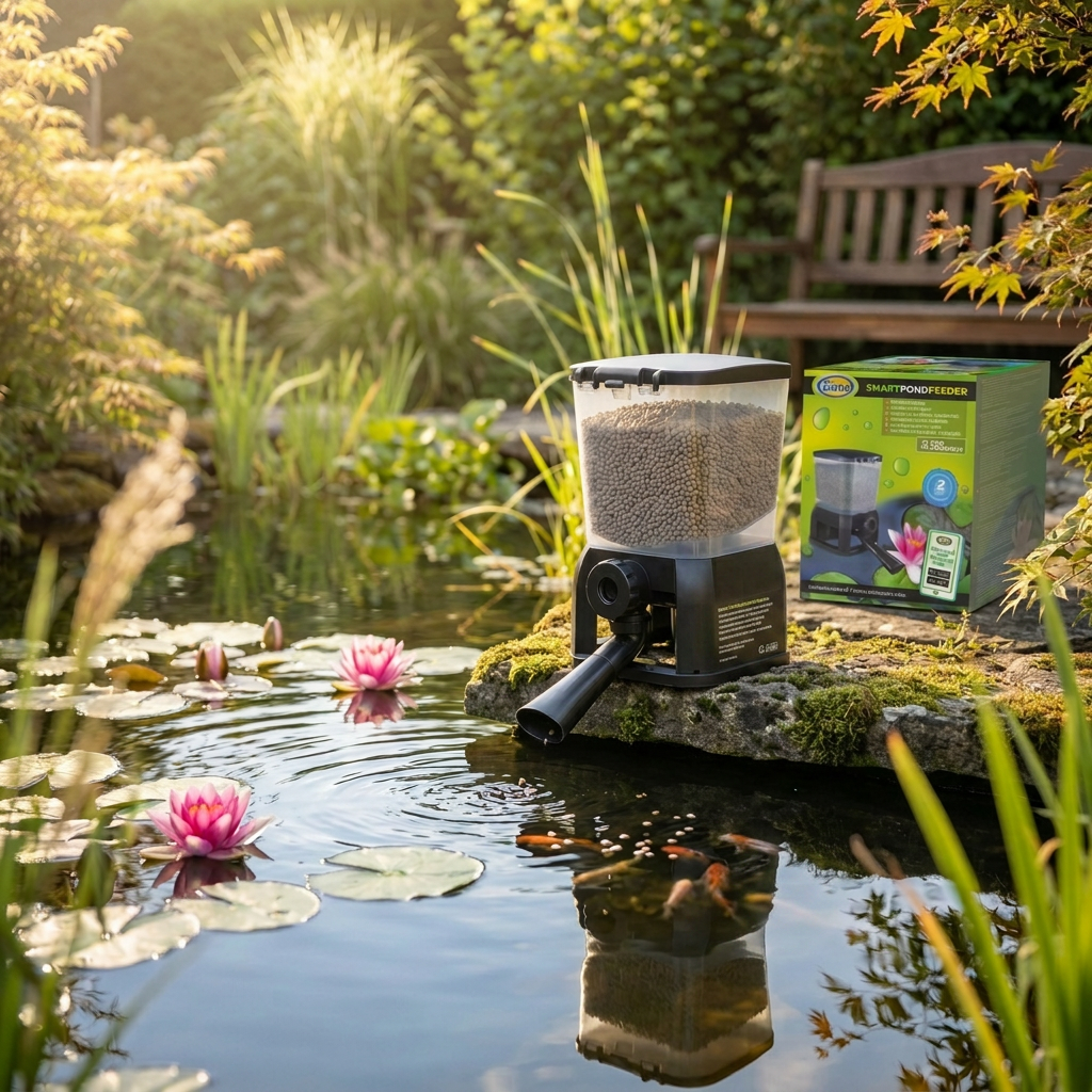 Automatické krmítko jezírkové AQUA NOVA SMART (6l)