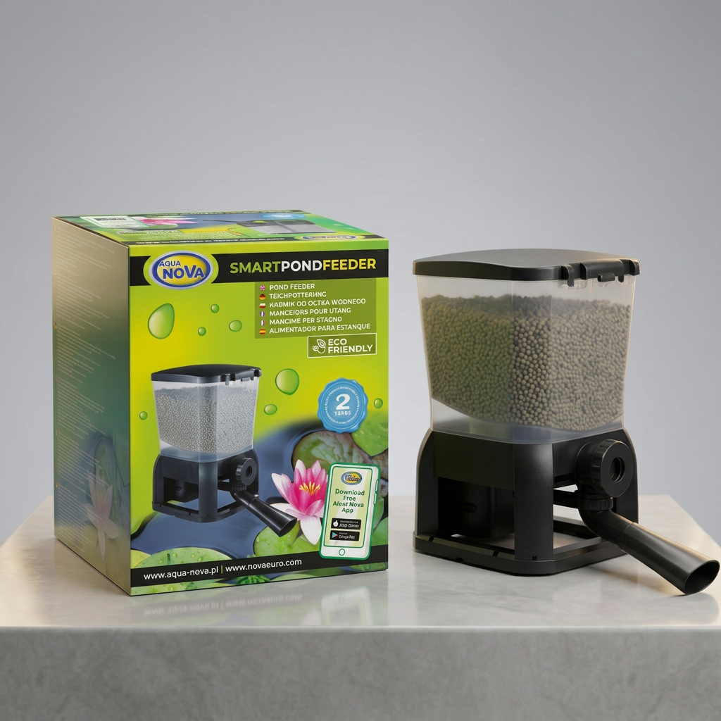 Automatické krmítko jezírkové AQUA NOVA SMART (10l)