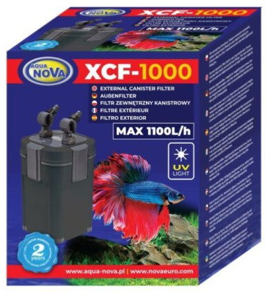 AQUA NOVA Vnější filtr XCF-1000 s UV lampou
