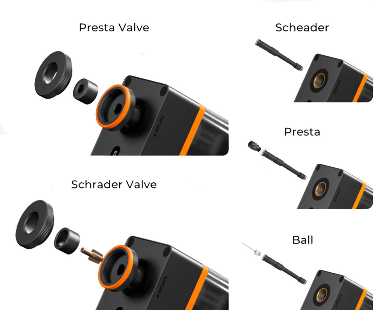 Cyklistická vzduchová pumpa Flextail TINY Tire Pump 200