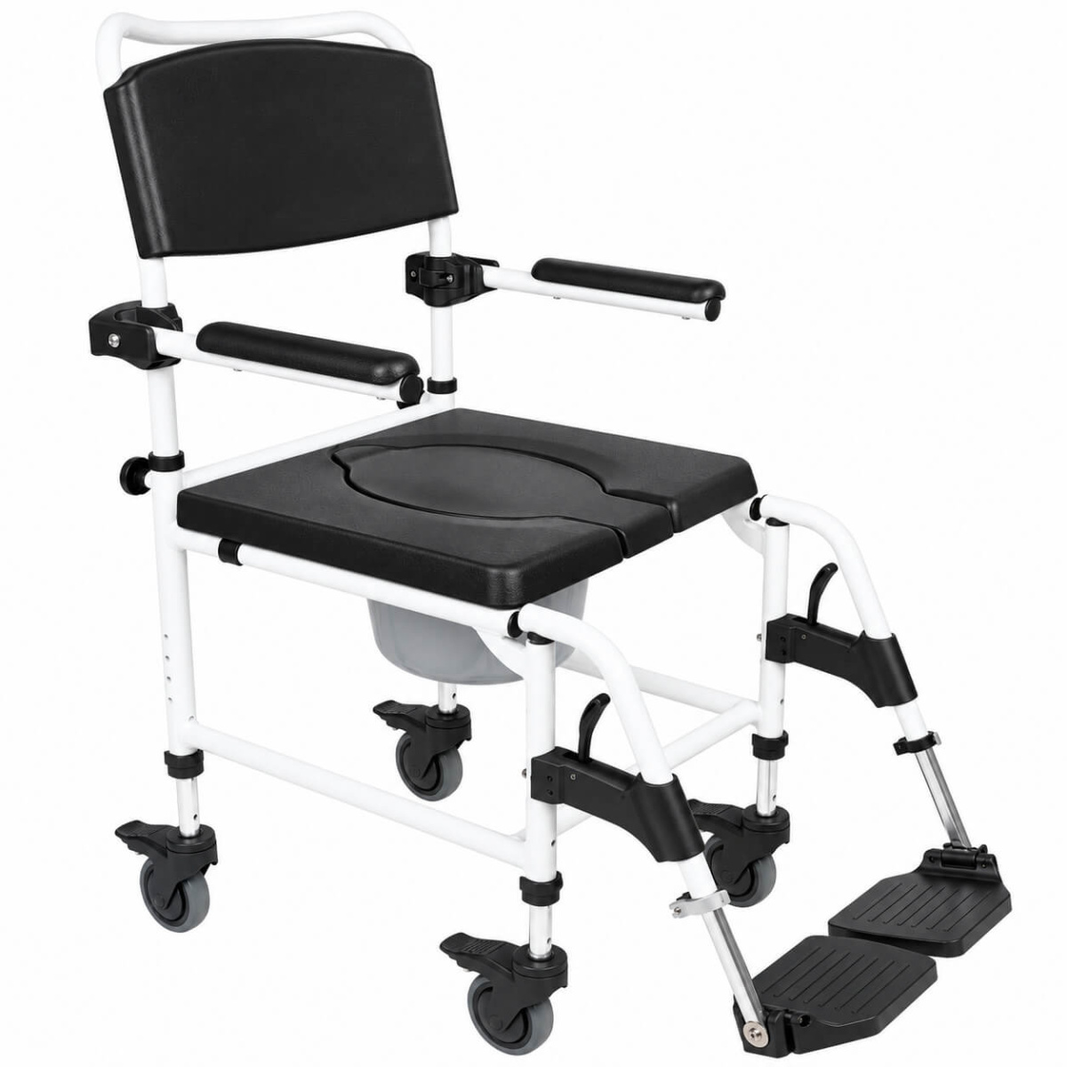 Toaletný a sprchovací vozík polstrovaný pojazdný Mobilex, nosnosť 150kg