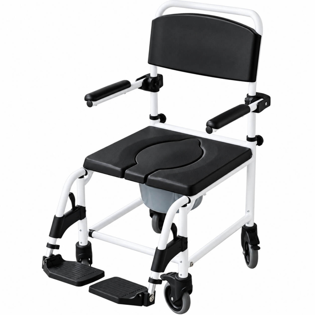 Toaletný a sprchovací vozík polstrovaný pojazdný Mobilex, nosnosť 150kg