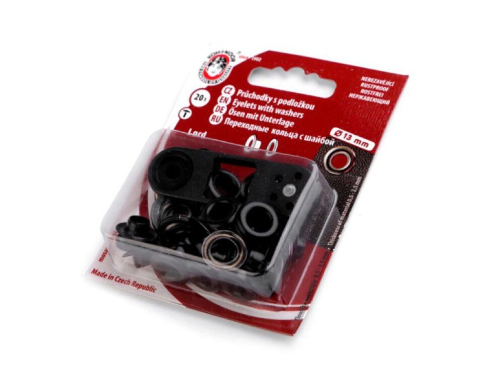 Průchodka vnitřní Ø7 mm - Černé