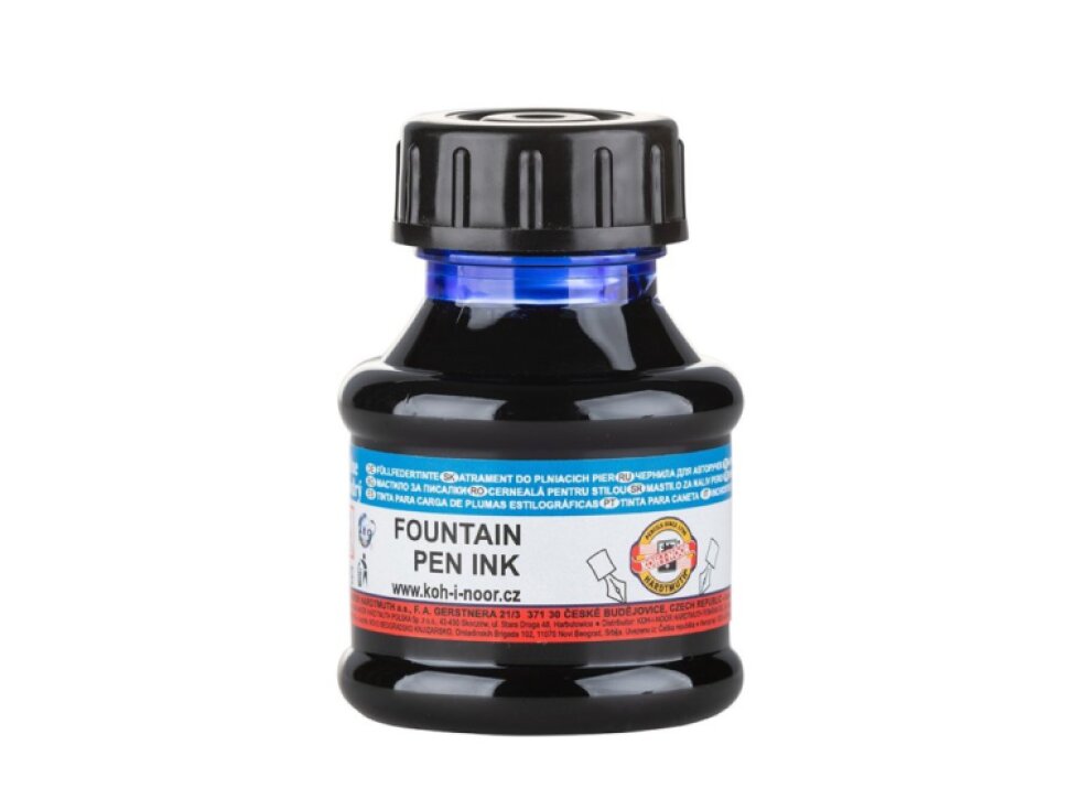 Koh-i-noor - Inkoust do plnících per 50 g - modrý