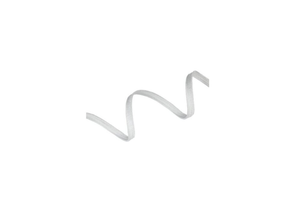 Guma, pruženka galonová 0,5cm - Bílá