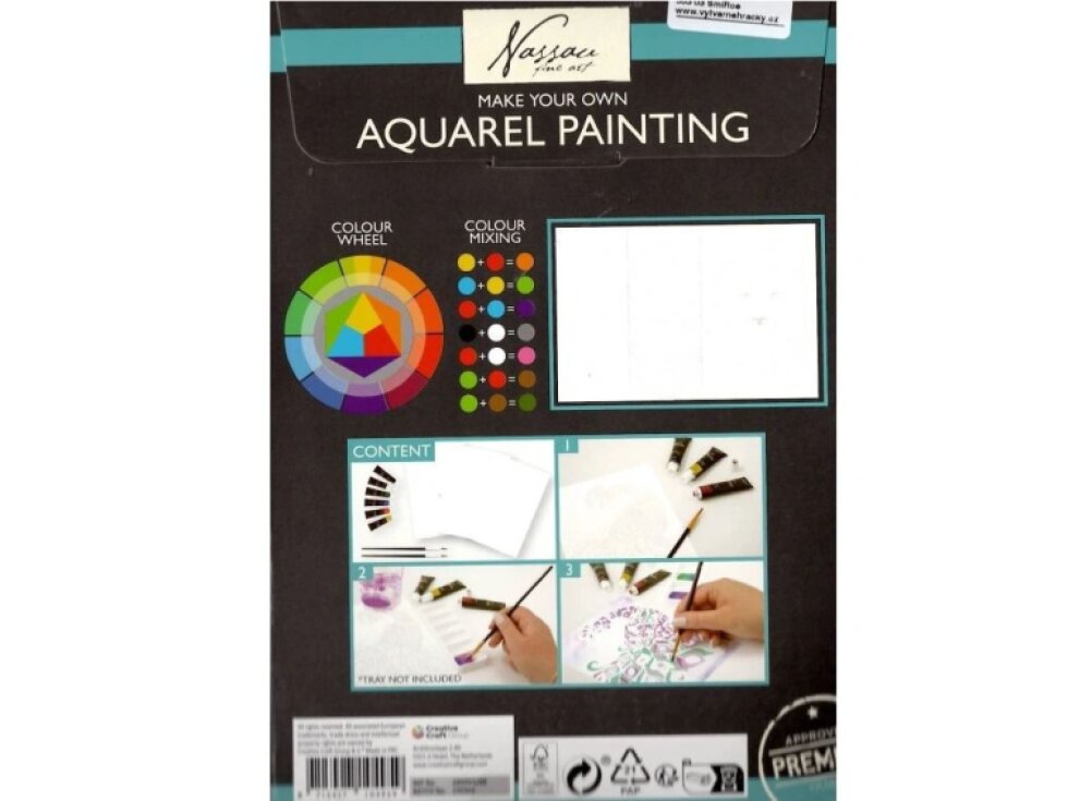 Umělecká sada akvarelových barev - zvířata