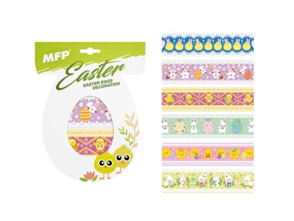 Velikonoční obtisk na vajíčka - košilky, mix motivů 12
