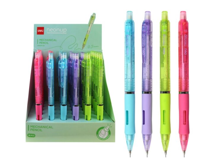 Mikrotužka NEON DELI EU600N-05 mix