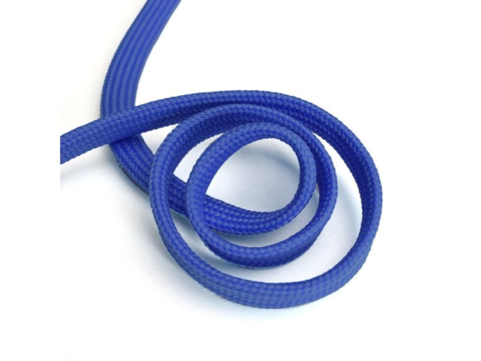 Oděvní šňůra plochá, 10mm - cobalt