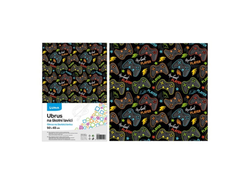 Ubrus na školní lavici GAMES