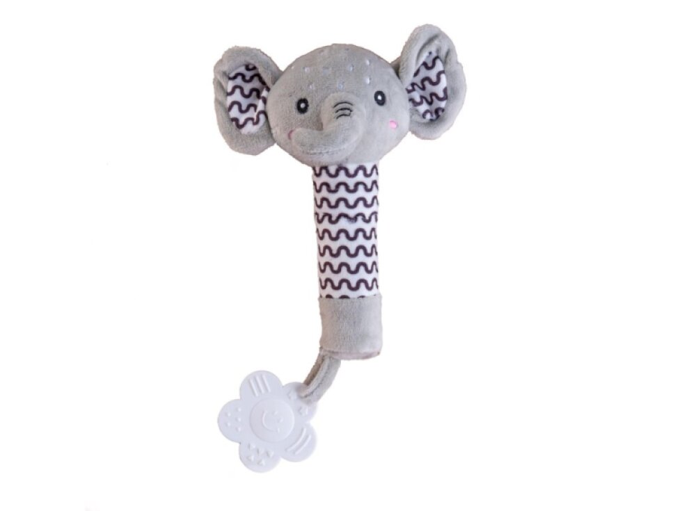 Slon babyted pískátko/kousátko plyš 0m+