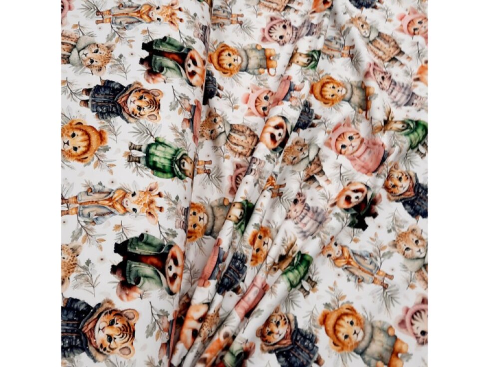 Teplákovina - Zvířecí kamarádi š. 180