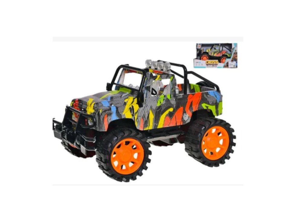 Jeep grafitti 1:14 26cm na setrvačník v krabičce