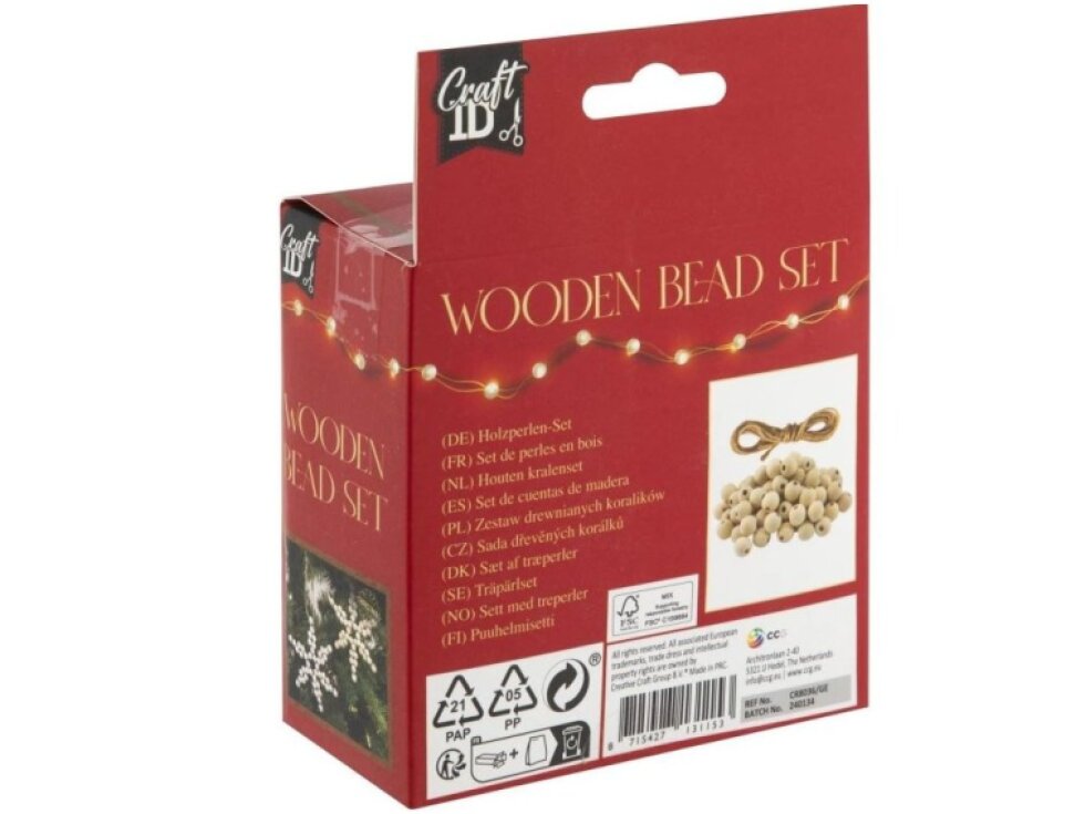 Vánoční tvoření - Vánoční dřevěné ozdoby 2x hvězda