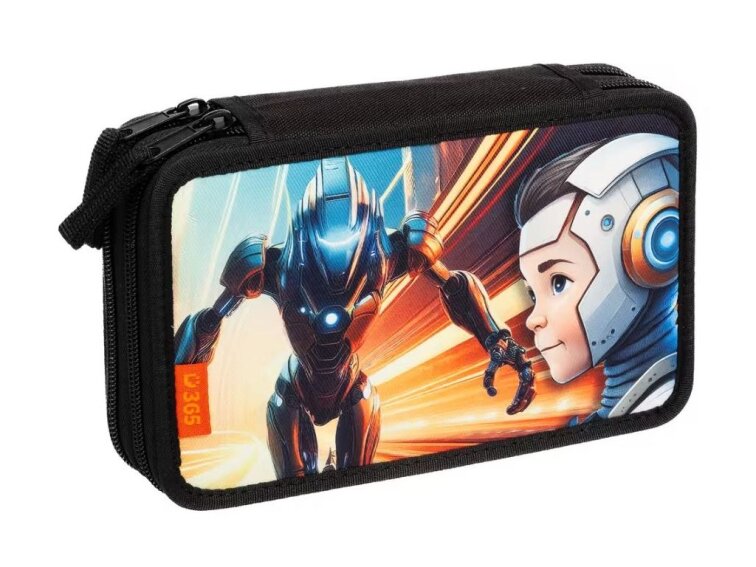 Školní penál dvoupatrový Sci-fi