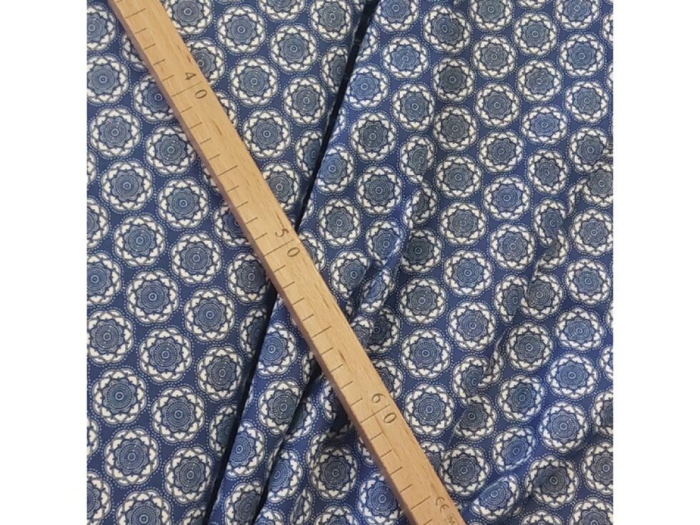 Plátno - Mandaly na tmavě modré