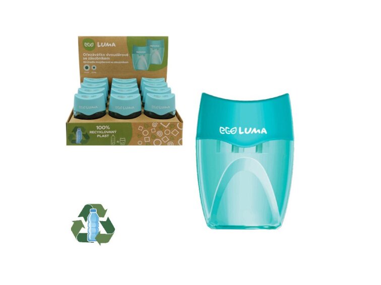 Ořezávátko se zásobníkem dvouděrové ECO