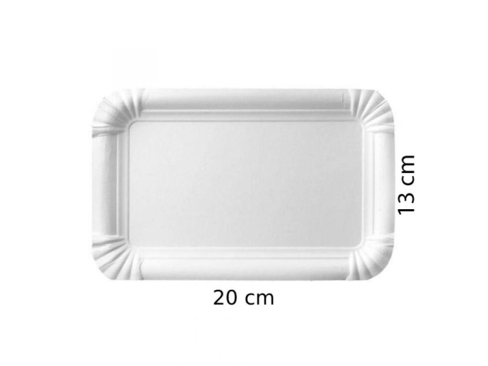 Papírový tácek 13x20cm - 100ks