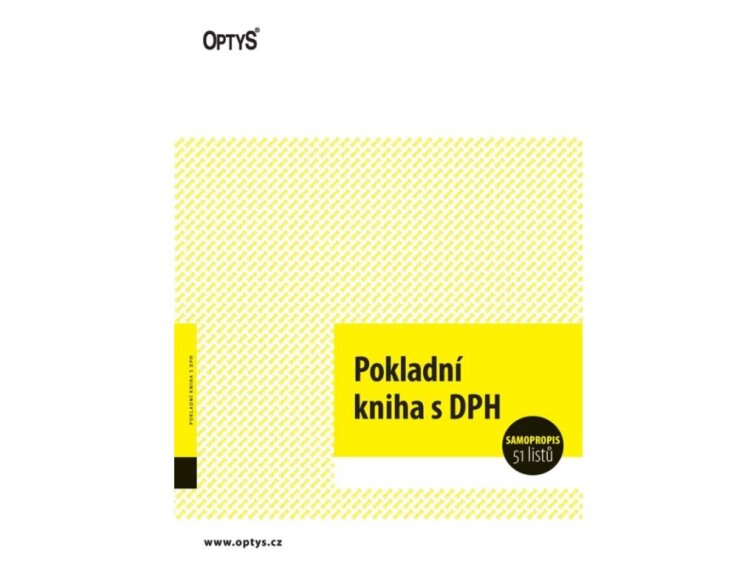 Pokladní kniha A4 propisovací - OP 1014
