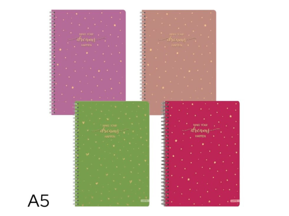 Blok spirála A5 GOLD linka 60l